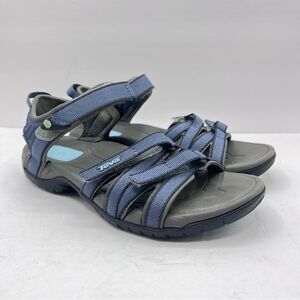 Teva Women’s 7 Tirra Bering Sea Blue/Gray Walking Hiking Sport Sandals Outdoor
